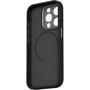 Чехол для iPhone Moshi Napa Slim Hardshell Case Midnight Black (99MO231103) for iPhone 15 Pro: Материалы искусственная кожа