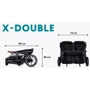 Прогулочная коляска для двойни X-Lander X-Double Grey (5907651638185) фото 8