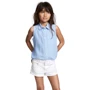 Рубашка H&M 5057186 170 см синяя: Тип Рубашки