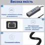 Адаптер Dynamode Adapter USB-C+USB to RJ45+3xUSB3.0 Black (DM-AD-GLAN-U3) фото 4