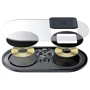 Зарядний пристрій Baseus Dual Wireless Charger Pro Edition Transparent (WXJK-CA02) for Smartphones and Pods: Кабель в комплекті USB-C