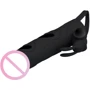 Насадка на член LYBAILE Pretty Love Vibrating Penis Sleeve Black 5.5 "