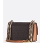 Жіноча сумка крос боді Michael Kors HEATHER LG SHLDR темно-коричнева (30S2G7HL3B252): Стиль Повсякденний (Casual)