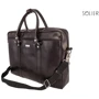 Сумка для ноутбука Solier 17" KILBRIDGE Leather Case Brown (SL03Brown) фото 5