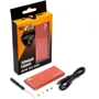 Аксессуар для накопителя Frime для M.2 NGFF SATA Metal USB 3.0 (TYPE-A) Red (FHE203.M2U30): Тип аксессуара Внешний карман