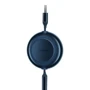 Кабель Baseus USB Cable to Micro USB/Lightning/Type-C Bright Mirror 2 Series 3.5A 1.1m Blue (CAMJ010003) фото 6