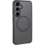 Чехол для телефонов Mobile Case TPU+PC Metal Buttons with MagSafe Colorful Black for Samsung S936 Galaxy S25 Plus