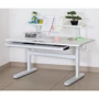 Детский стол ErgoKids TH-215 с полкой S50 XL White (TH-215 W + BD-S50 XL): Особенности Регулировка высоты