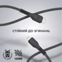 Кабель ArmorStandart Cable USB-C to Lightning 3A 1m Black (ARM65287): Тип USB-C - Lightning