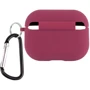 TPU Silicone Case з Carabiner Plum для Apple AirPods Pro 2/Pro фото 1