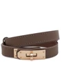 Женский ремень Borsa Leather коричневый (CV1ZK-135t-taupe)