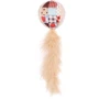 Игрушка для котов шуршащая Flamingo Vinta Ball with Feathers Винта мяч с перьями с кошачьей мятой бежевый 4.5 см (59125): Производитель Flamingo