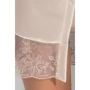 Женский эротический пеньюар Passion LOTUS PEIGNOIR cream L/XL
