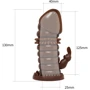 Рельефная насадка NDS 016008 Brown (23666)
