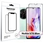BeCover Tempered Glass Black for Nubia V70 Max (713456)