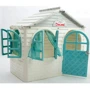 Игровой Домик со шторками Doloni Toys 02550/15 Бело-Бирюзовый: Цвет белый