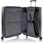 Чемодан Heys Luxe (S) Gunmetal (10160-0063-21)/(10160-0063-S3): Застежка Молния