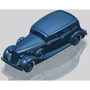 Автомобиль советского руководства II МВ (Модель 1936) c пасажирами,Packard Twelve (Model 1936) with passengers(ICM35535): Масштаб 1:35
