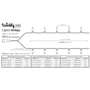Гирлянда Smart LED Twinkly Pro Strings RGB 250 двойная линия AWG22 IP65 черный: Длина, м 12.5