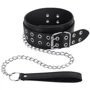 Ошейник с поводком Fetish Tentation Eyalets and Leash