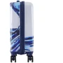 Валіза Semi Line 20" (S) White/Blue Print (T5653-1): Тип ручки телескопічна ручка, Коротка ручка