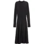 Платье H&M 4427884 44 черное повседневное удлиненное миди: Состав Вискоза