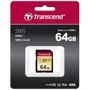 Карта памяти Transcend 64GB SDXC Class 10 UHS-I U3 V30 (TS64GSDC500S): Тип карты SDXC