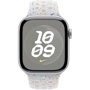 Apple 42mm Pure Platinum Nike Sport Band - S/M (MYJM3ZM/A): Совместимость Apple Watch 42mm, Apple Watch 38mm, Apple Watch 40mm, Apple Watch 41mm