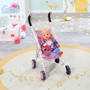 Коляска для куклы Baby Born серии "День Рождения" - Яркие огоньки (складная, светящиеся колеса) фото 3
