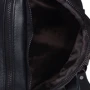 Мужская сумка через плечо Borsa Leather черная (K11169a-black): Застежка Молния