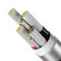 Кабель Baseus USB Cable to USB-C Explorer Series Auto Power-Off 100W 1m Black (CATS000201) фото 5