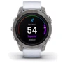 Смарт-часы Garmin Epix Pro (Gen 2) 47mm Sapphire Titanium with Whitestone Band (010-02803-21): Дисплей 1.3 AMOLED (416x416)