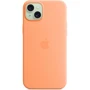 Чехол для iPhone Apple iPhone 15 Plus Silicone Case with MagSafe - Orange Sorbet (MT173ZM/A): Тип чехла накладка на заднюю часть