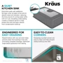 Кухонна мийка Kraus KD1US33B