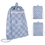 Набор Kite рюкзак + пенал + сумка для обуви 763M College Line Girl (SET_K25-763M-1): Цвет серый