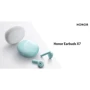 Наушники Honor Earbuds X7 Cyan: Время работы, ч 9