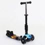 Самокат 5в1 Best Scooter (PU колеса с подсветкой) Абстракция Multicolor (74070): Конструкция рамы цельная