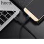 Кабель Hoco USB Cable to USB-C U31 2.4A 1m Black: Длина 1 м