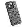 Чехол для iPhone Benks Black and White MagSafe for iPhone 15 Pro Max: Материалы поликарбонат и полиуретан