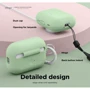 Чехол для наушников Elago Silicone Hang Case Pastel Green (EAPP2SC-HANG-PGR) for Apple AirPods Pro 2 фото 3