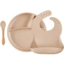 Набір для годування MinikOiOi BLW Set II силіконовий Bubble Beige (101070023)