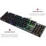 Клавіатура Motospeed CK104 RGB USB ENG, UKR, RUS Outemu (mtck104cmr): Підключення дротове