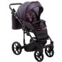 Коляска 2 в 1 Adamex Porto Light ECO шкіра 100% SA-14 фіолетовий: Ширина шасі 57