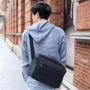 Сумка RunMi 90GOFUN of urban simple Mail bag Dark Grey (DSYC01RM): Колір сірий