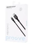 Кабель Proove USB Cable to microUSB Braided Scout 2.4A 1m Black: Тип USB Cable - microUSB