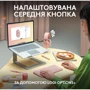 Мышь Logitech Pebble Mouse 2 M350s Tonal Rose (910-007014): Эргономика симметричная для левшей