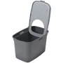 Вертикальний туалет для котів Moderna Top Cat AG50275 59х39х38.3 см сірий (58620): Вид Закрытый