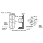 Духовой шкаф электрический Interline GL 760 EXN XA: Размеры 45.4х59.5х56.8 см