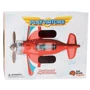 Іграшковий літак Крутийся пропелер Fat Brain Toys Playviator червоний (F2261ML)
