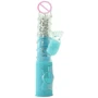 Вибратор кролик 3 скорости ротации Rabbit Vibe Love Me Dreamy, 11.4x3.3 см, голубой